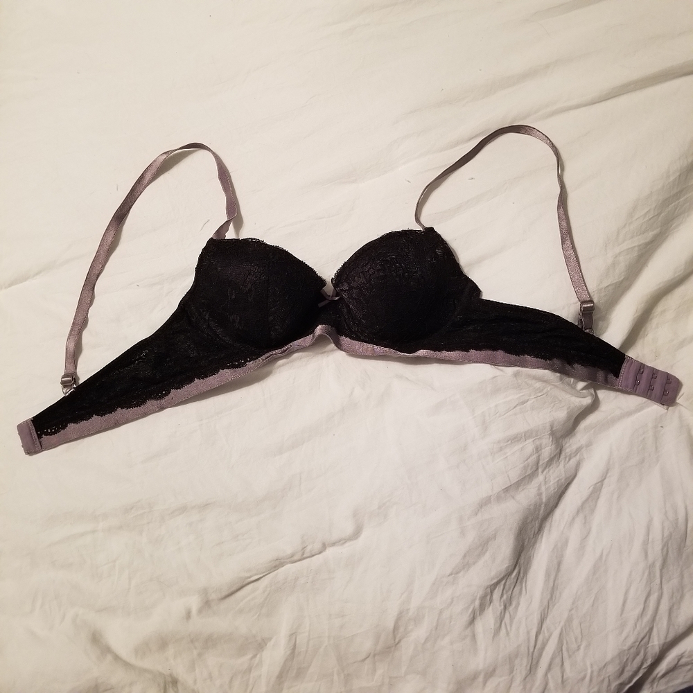 Black Lace Bra